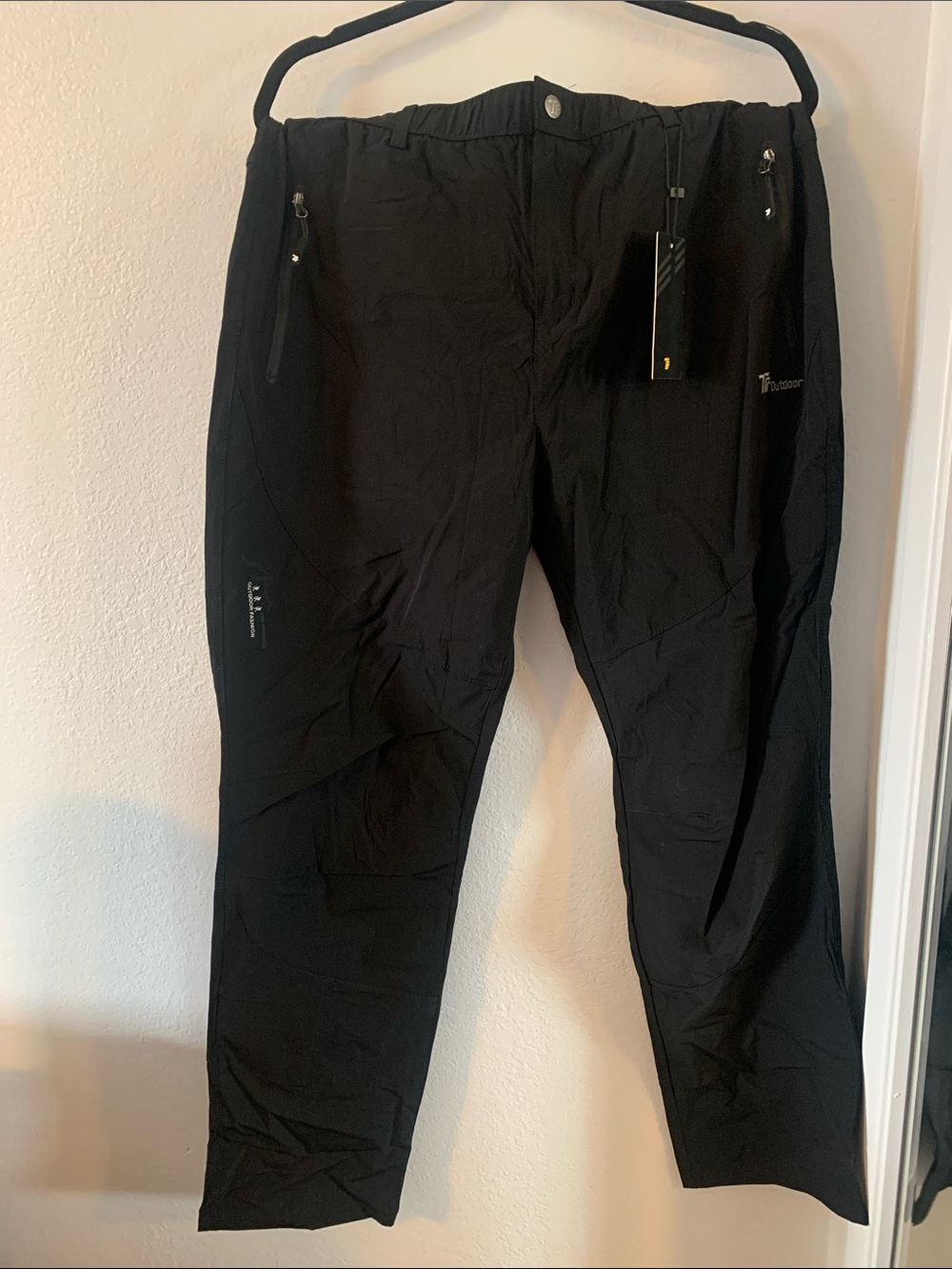 TBY Black Outdoor Trail Pants - Lightweight Performance XXL